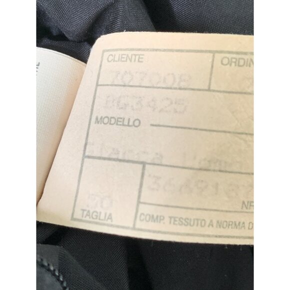 VTG 90s Giorgio Armani Mens Italy Black Jacket Button-Up Size 40 US RX10346 - Picture 6 of 12